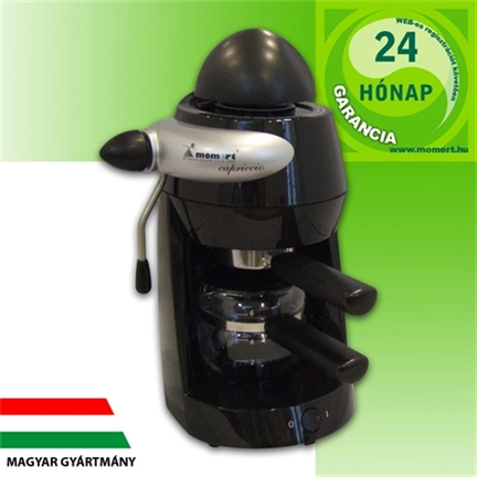 Momert 1160 Capriccio presszókávéfőző fekete