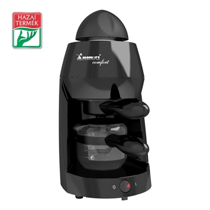 Momert 1171 comfort presszókávéfőző, 2-4-6 adag kávé készítésére alkalmas, 800 Watt, automatikus kikapcsolás, gőzölőcső