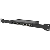 NET MIKROTIK Router SFP+, RB4011IGS+RM, Gigabit 10 portos, beltéri