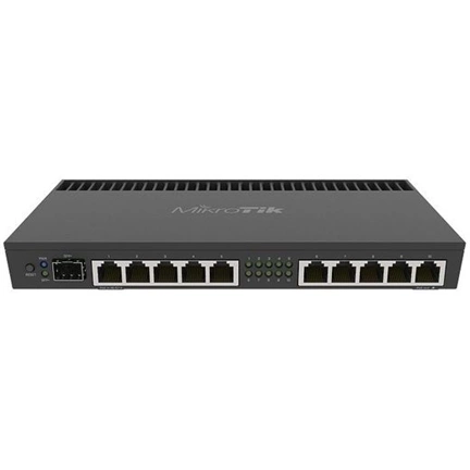 NET MIKROTIK Router SFP+, RB4011IGS+RM, Gigabit 10 portos, beltéri