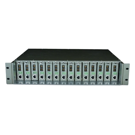 NET TP-LINK 14 Férőhelyes Rack Ház Optikai konverterhez