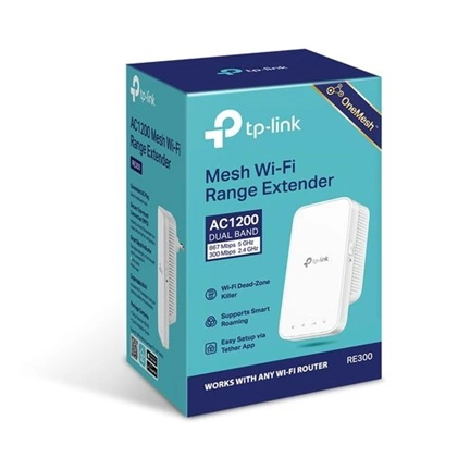 NET TP-LINK RE300 AC1200 Mesh Wi-Fi Range Extender
