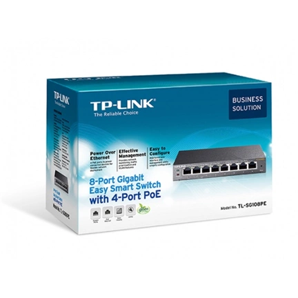 NET TP-LINK TL-SG108PE 8Port Gigabit Switch with POE
