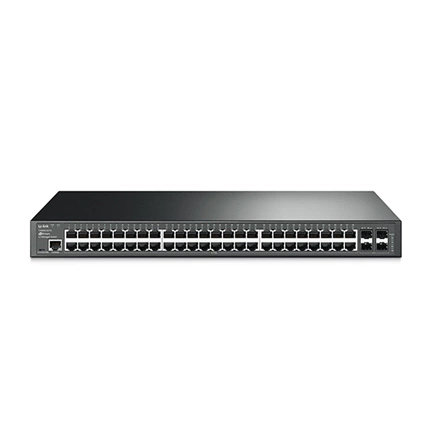 NET TP-LiINK T2600G-52TS JetStream 48-Port Gigabit L2 Managed Switch with 4 SFP Slots