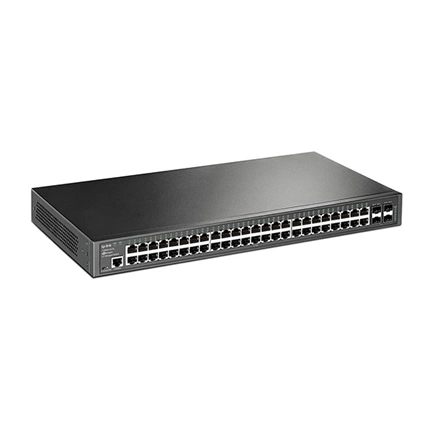 NET TP-LiINK T2600G-52TS JetStream 48-Port Gigabit L2 Managed Switch with 4 SFP Slots