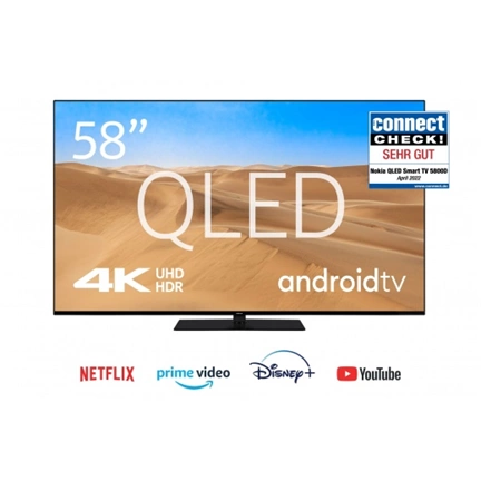 NOKIA 5800D/QNR58GV215ISW 58" 4K UHD Smart QLED TV