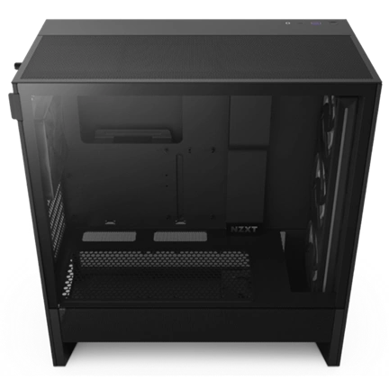 NZXT H5 Flow RGB (2024) számítógépház, fekete