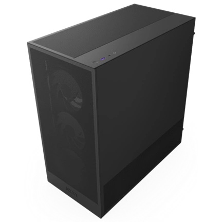 NZXT H5 Flow RGB (2024) számítógépház, fekete