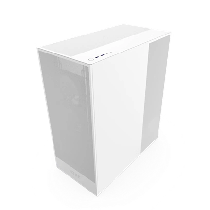 NZXT H7 Flow (2024) számítógépház - matt fehér