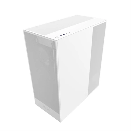 NZXT H7 Flow RGB (2024) számítógépház - matt fehér