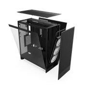 NZXT H7 Flow RGB (2024) számítógépház - matt fekete