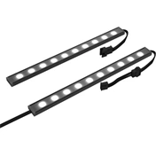 NZXT HUE 2 RGB Underglow 2x 20cm, Fekete