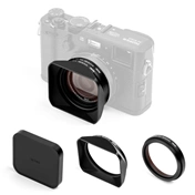 Nisi Fujifilm X100 napellenző UV szűrővel és védőkupakkal - Fekete