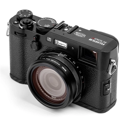 Nisi Fujifilm X100 napellenző UV szűrővel és védőkupakkal - Fekete