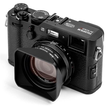 Nisi Fujifilm X100 napellenző UV szűrővel és védőkupakkal - Fekete