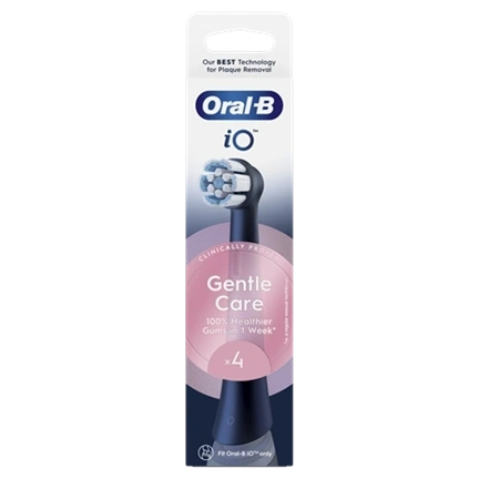 Oral-B iO fogkefefej Gentle Care fekete 4 db