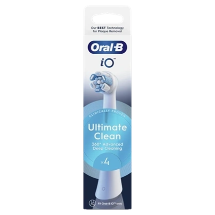 Oral-B iO fogkefefej Ultimate Clean fehér 4 db