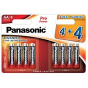 PANASONIC LR6PPG/8BW 4+4 1,5V AA/ceruza tartós alkáli elem 8 db/csomag