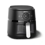 PHILIPS 2000 Series Airfryer, 3,2 l, ezüst, RapidAir technológia, betekintőablak, 13 elkészítési mód