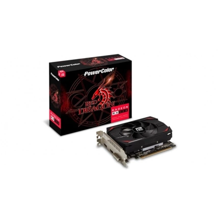 POWERCOLOR Red Dragon AMD Radeon RX 550 2GB GDDR5 DVI-D HDMI
