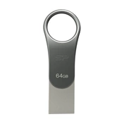 Pendrive 64GB Silicon Power C80 szürke USB3.0