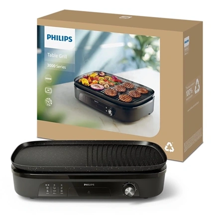 Philips Series 3000 HD6210/90 asztali grill
