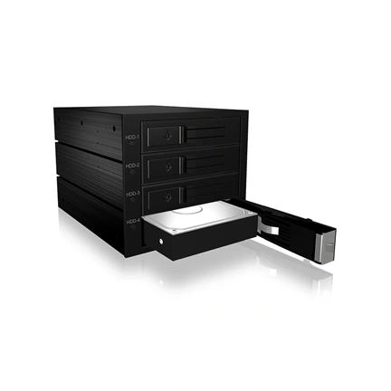 RAIDSONIC IB-564SSK Icy Box 4x8,9cm Sata in 3x5,25"