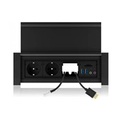 Raidsonic ICY BOX IB-TS401-4 4 port desk socket and USB Hub