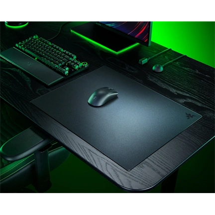 Razer Atlas Pro ultravékony prémium edzett üveg gaming egérpad - 500 x 400 x 1,9 mm, fekete