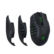 RZ01-05660100-R3G1 Razer Naga V3 Pro - MMO gaming egér, 12/6/2 gombos oldalpanelek, 50K DPI, fekete
