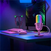 Razer Seiren V3 Chroma mikrofon - RGB, USB, Quartz