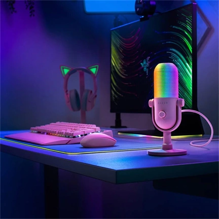 Razer Seiren V3 Chroma mikrofon - RGB, USB, Quartz
