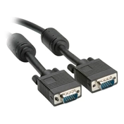 Roline HQ VGA kábel + vasmag + DDC, HD15, M/M, 20 m