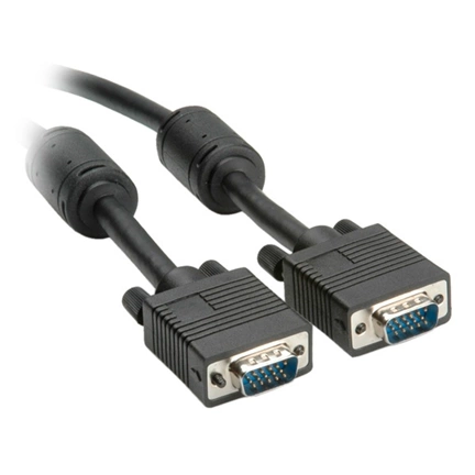 Roline HQ VGA kábel + vasmag + DDC, HD15, M/M, 20 m