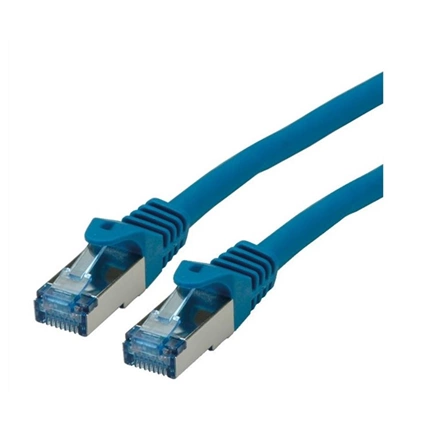 Roline S/FTP patch kábel Cat6A LSOH 10m kék