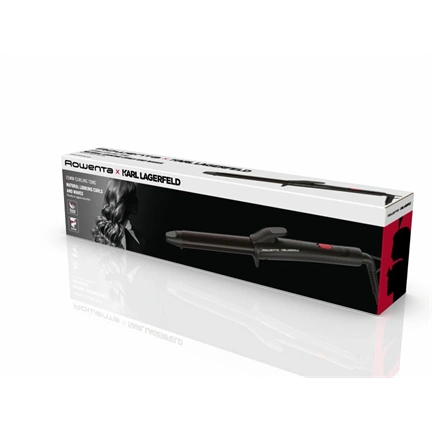 Rowenta CF321LF0 Karl Lagerfeld hajsütővas 25 mm fekete-piros