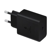 SAMSUNG 45W-os hálózati adapter + USB-C/C 1,8m 5A kábel - fekete