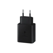 SAMSUNG 45W-os hálózati adapter + USB-C/C 1,8m 5A kábel - fekete