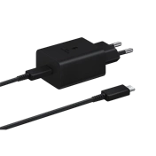 SAMSUNG 45W-os hálózati adapter + USB-C/C 1,8m 5A kábel - fekete