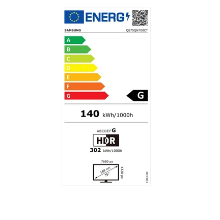 SAMSUNG 75" QN700C Neo QLED 8K Smart TV (2023)