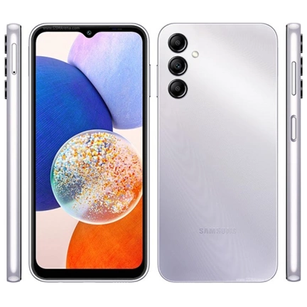 SAMSUNG Galaxy A14 4GB 128GB Dual SIM ezüst