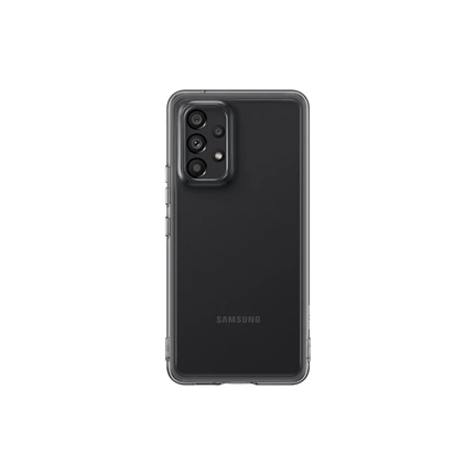 SAMSUNG Galaxy A53 5G Puha átlátszó tok - fekete