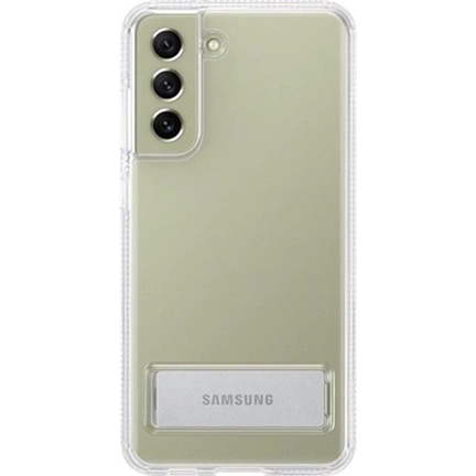 SAMSUNG Galaxy S21 FE Átlátszó álló tok