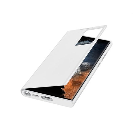 SAMSUNG Galaxy S22 Ultra Smart Clear View tok - fehér
