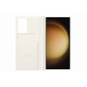 SAMSUNG Galaxy S23 Ultra Smart View Wallet tok - krém