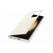 SAMSUNG Galaxy S23 Ultra Smart View Wallet tok - krém