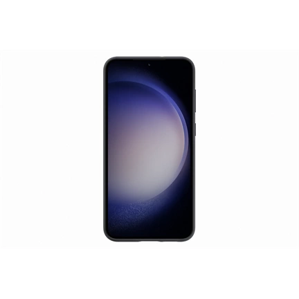 SAMSUNG Galaxy S23+ szilikontok szíjjal - fekete