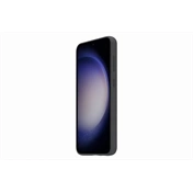 SAMSUNG Galaxy S23+ szilikontok szíjjal - fekete