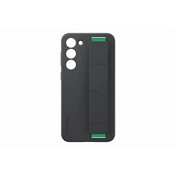 SAMSUNG Galaxy S23+ szilikontok szíjjal - fekete