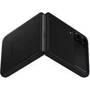 SAMSUNG Galaxy Z Flip3 bőrtok - fekete